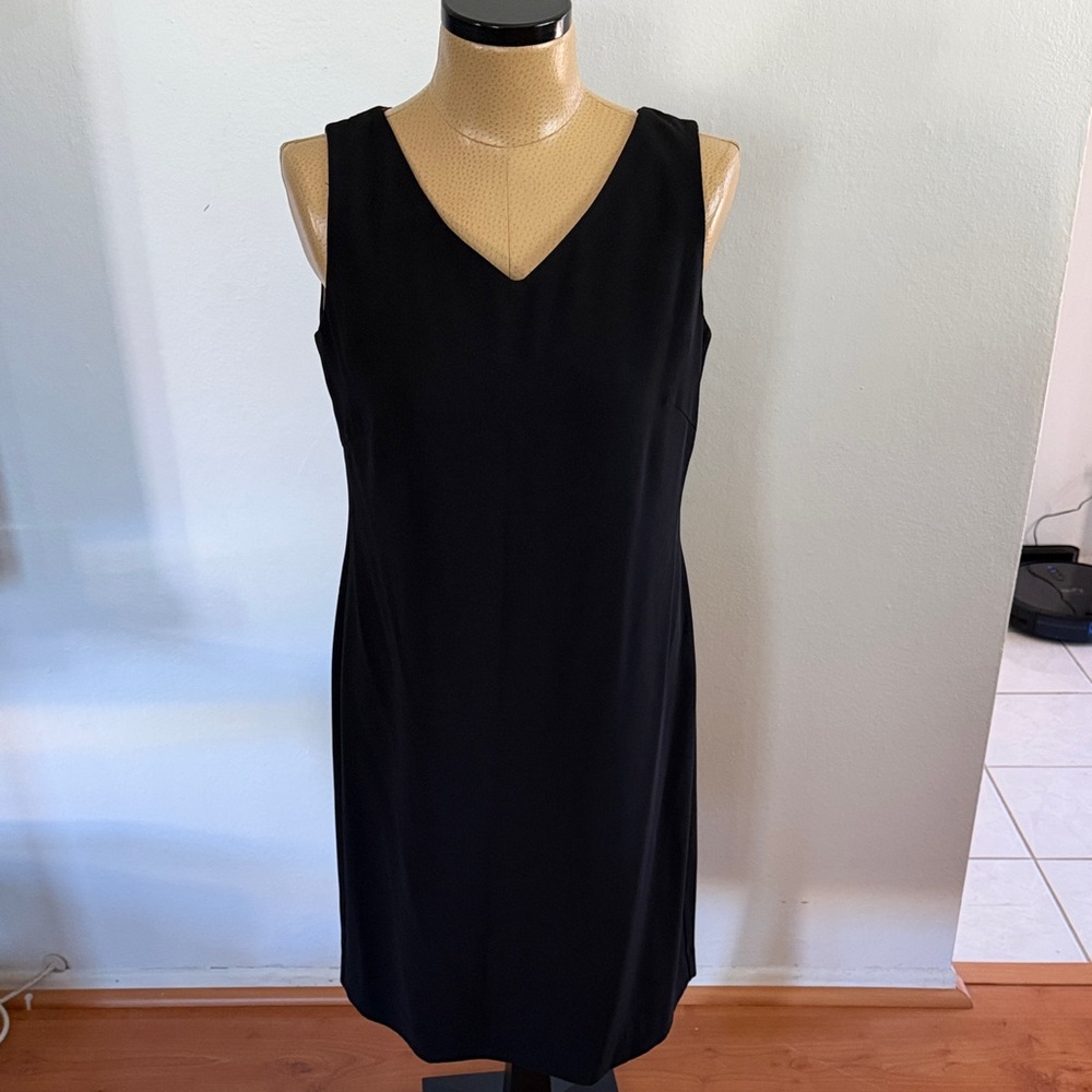 Danny & Nicole Classic Black Midi Dress - Picture 2 of 5